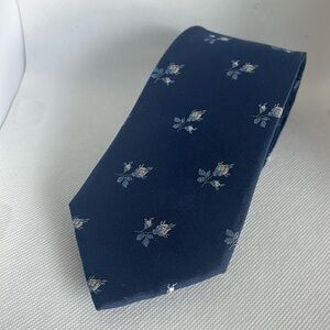 Navy Floral Paul Smith tie